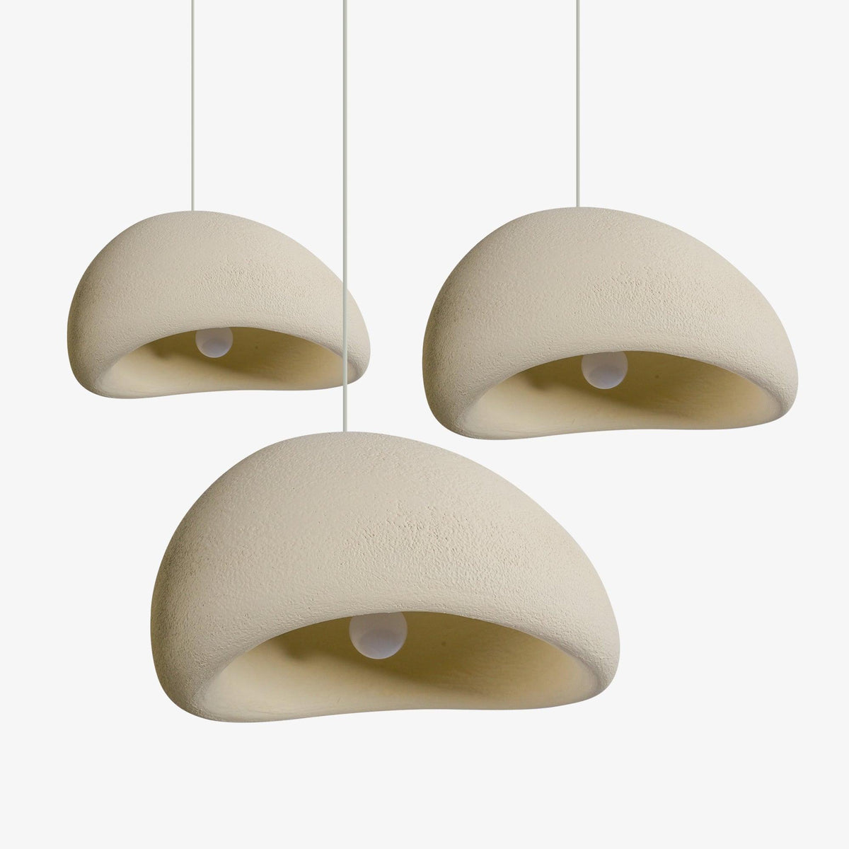 Kroonluchter Wabi-Sabi kiezelvormige Cluster Organische Vorm Minimalistische Kunst