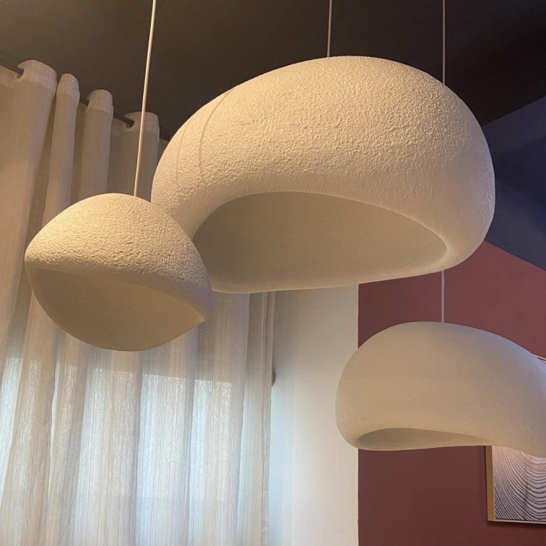 Kroonluchter Wabi-Sabi kiezelvormige Cluster Organische Vorm Minimalistische Kunst