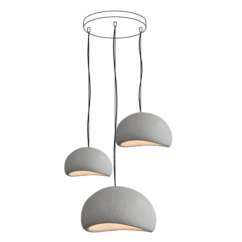 Kroonluchter Wabi-Sabi kiezelvormige Cluster Organische Vorm Minimalistische Kunst