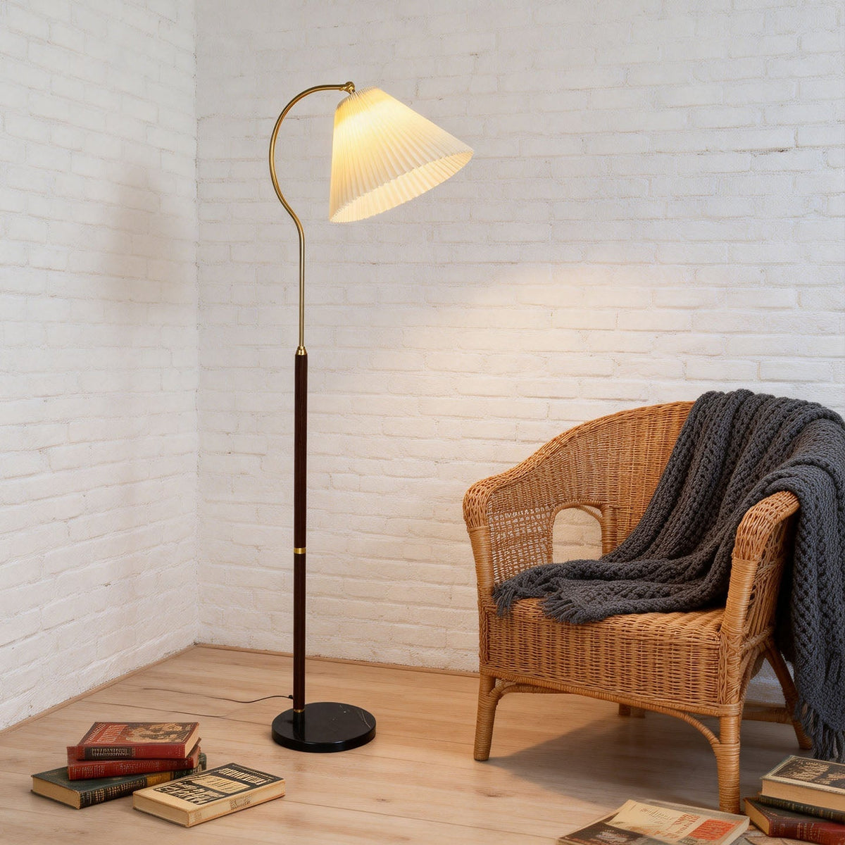 Viraalina vloerlamp met nek