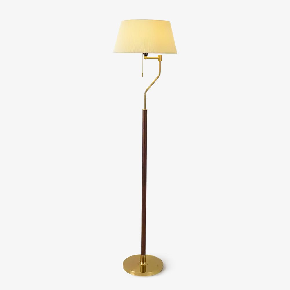 Elverine Walnoot fluister vloerlamp