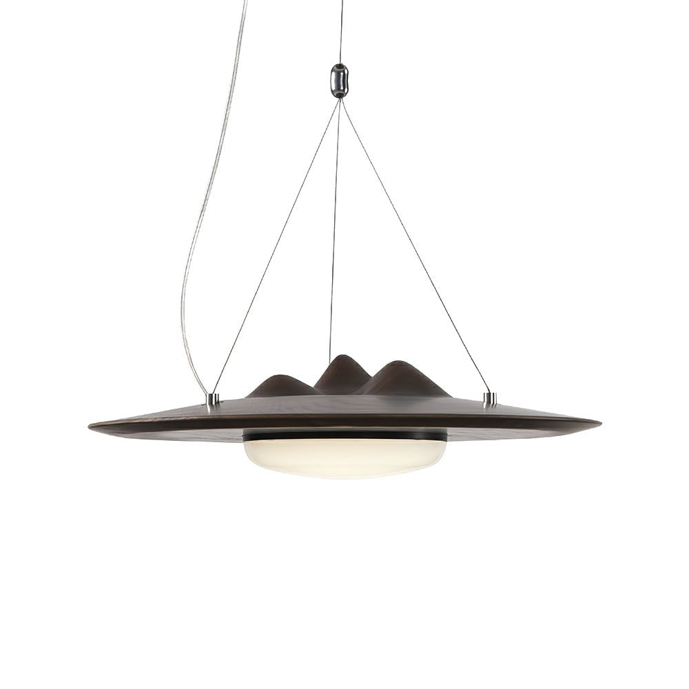 Vathea Premium Noordse kunst hanglamp van hout