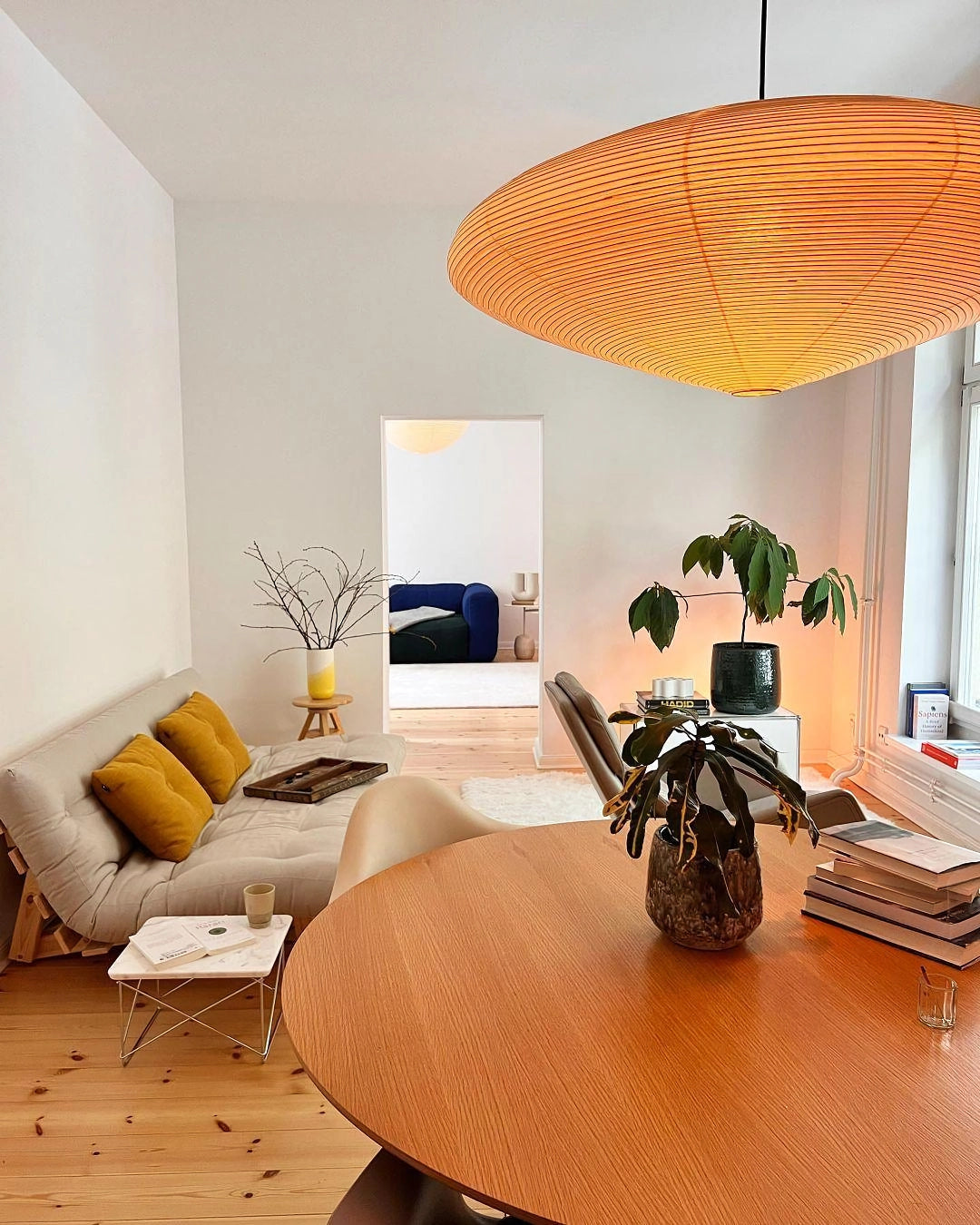 Piaiviella hanglamp washi-papier voor woonkamer