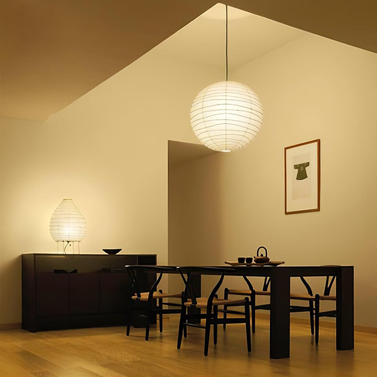 Lunalora Vintage hanglamp van papier