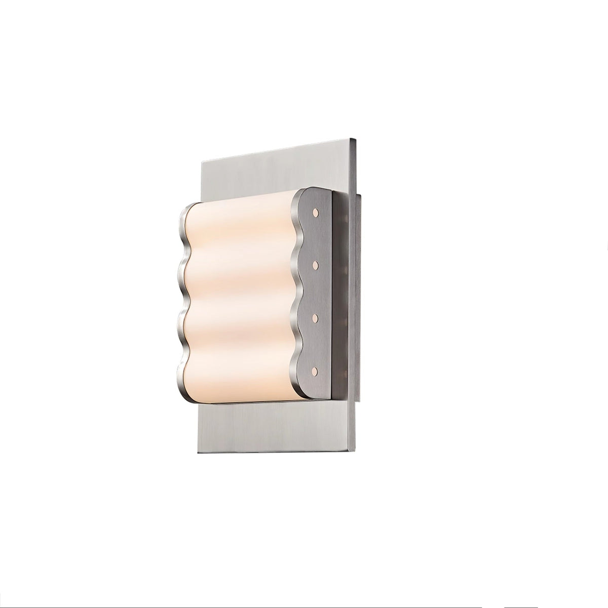 Wave wandlamp met moderne stoffen kap