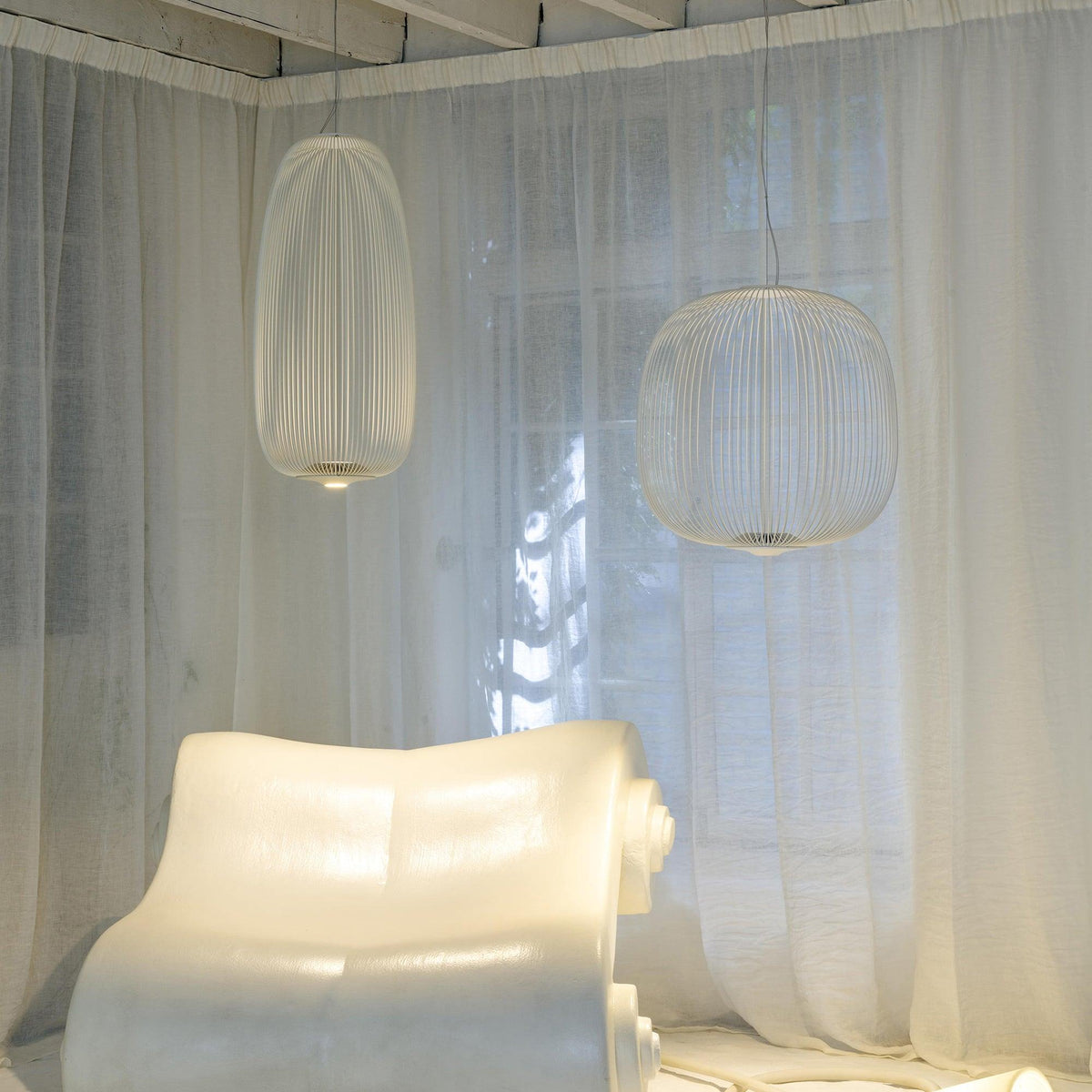 Lumio Lightweight Spokes Cage hanglamp