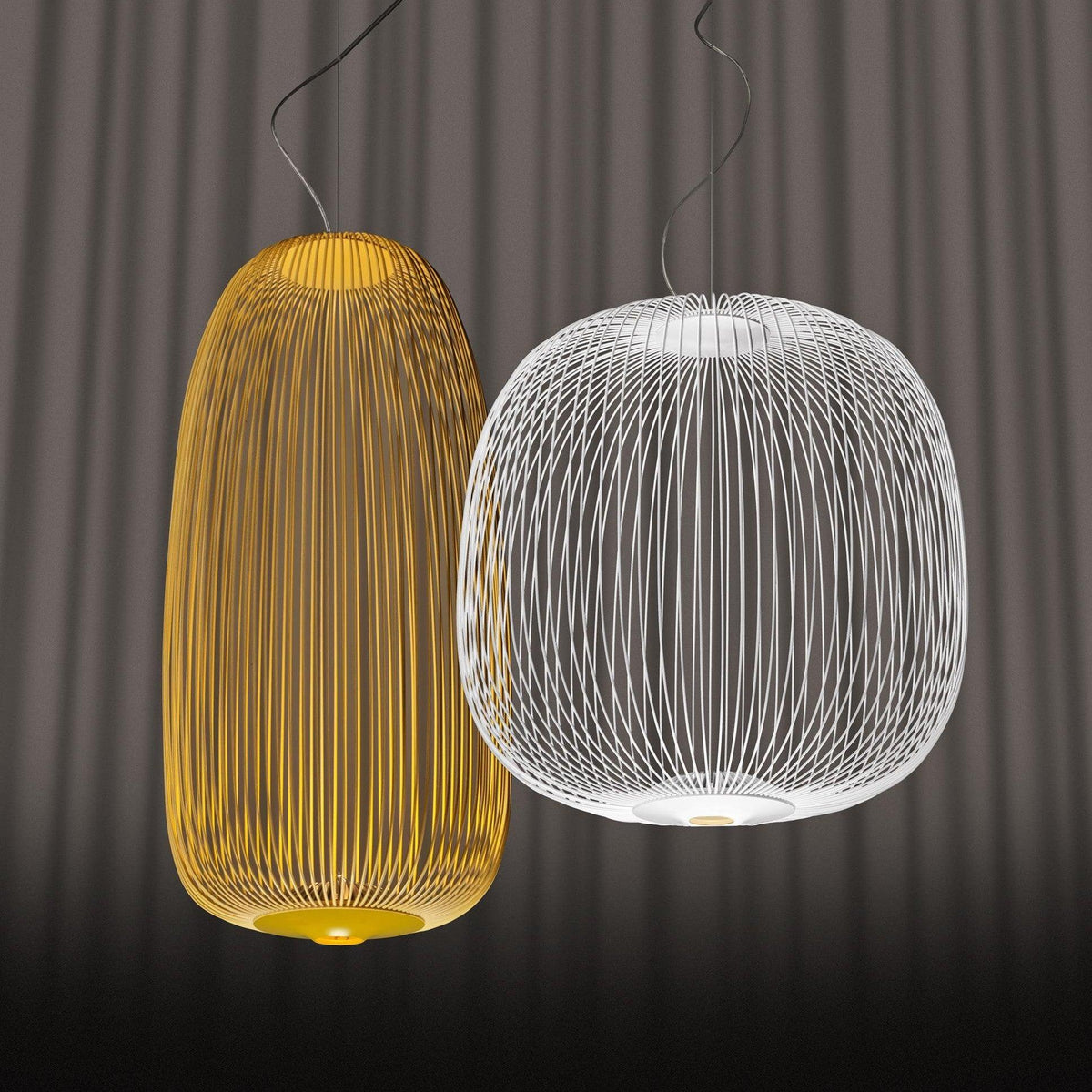 Lumio Lightweight Spokes Cage hanglamp