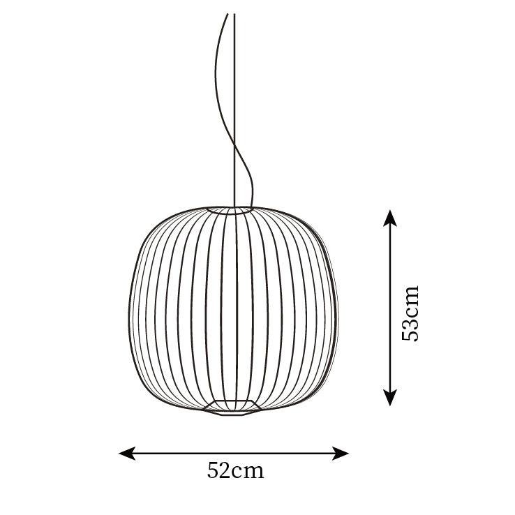 Lumio Lightweight Spokes Cage hanglamp
