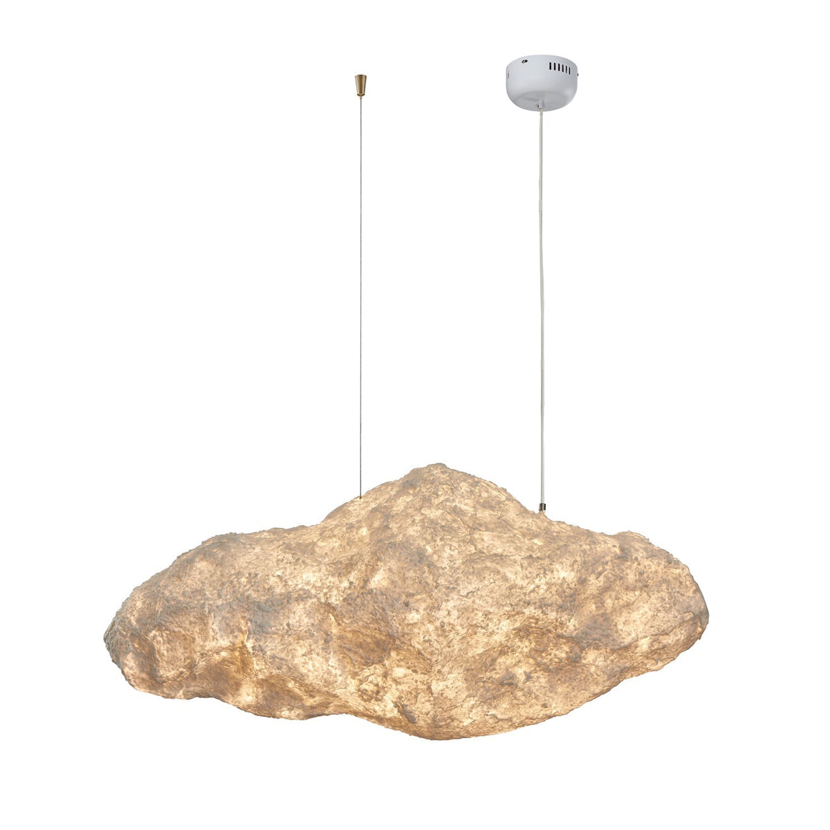 Elliros Textured Paper Pulp hanglamp