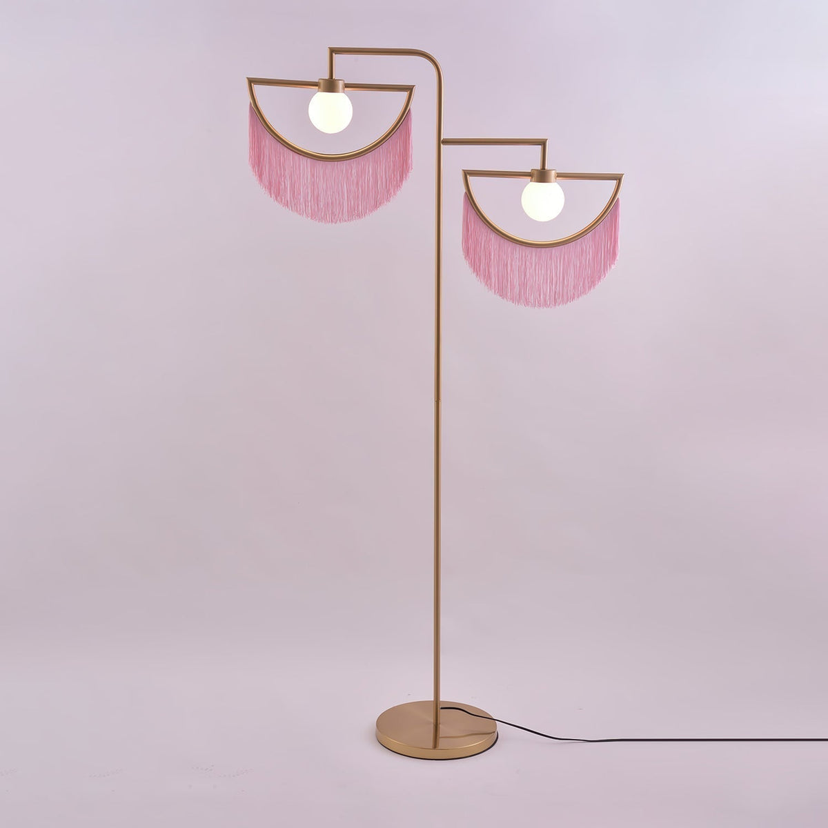 Dexe moderne vloerlamp in roze