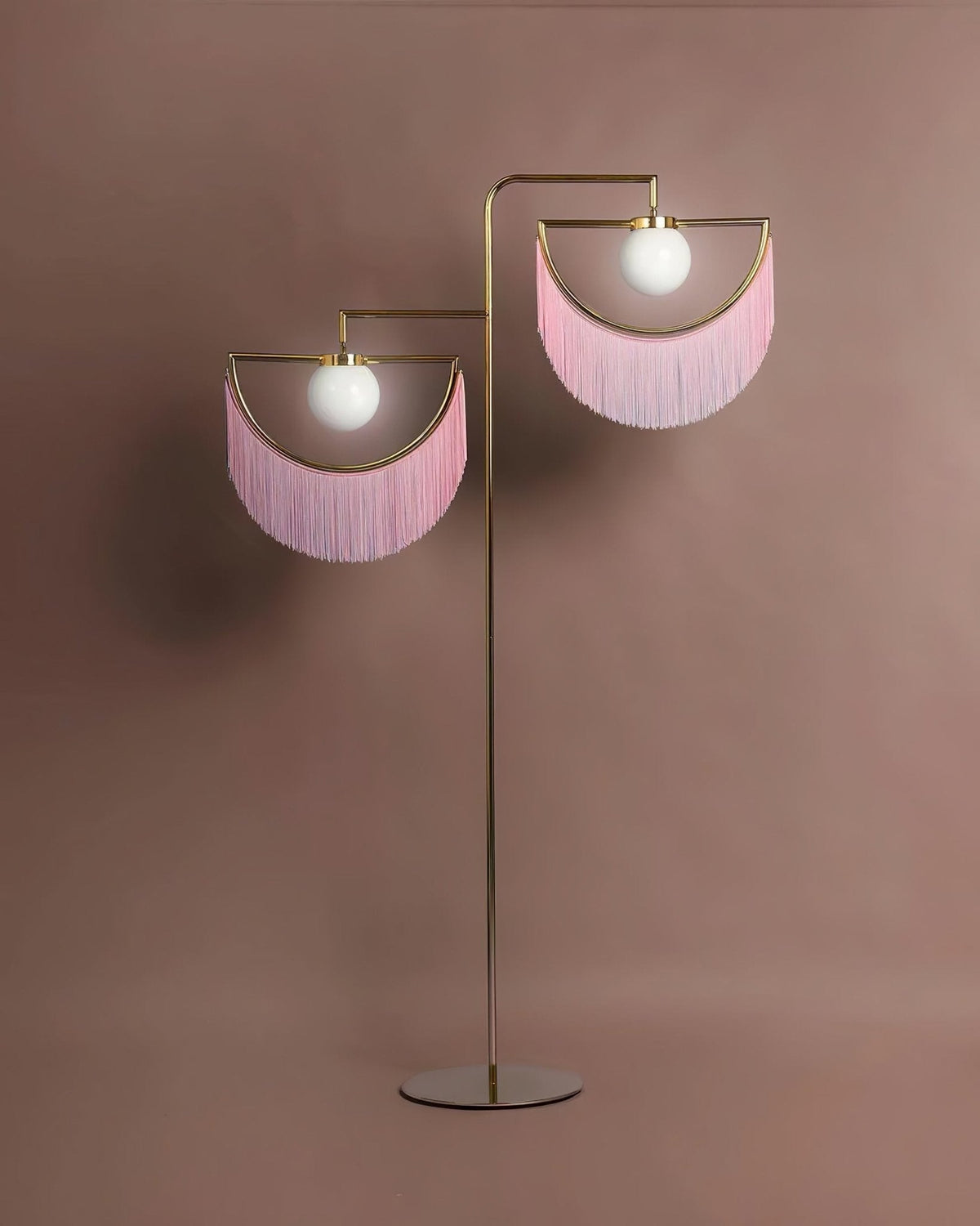 Dexe moderne vloerlamp in roze