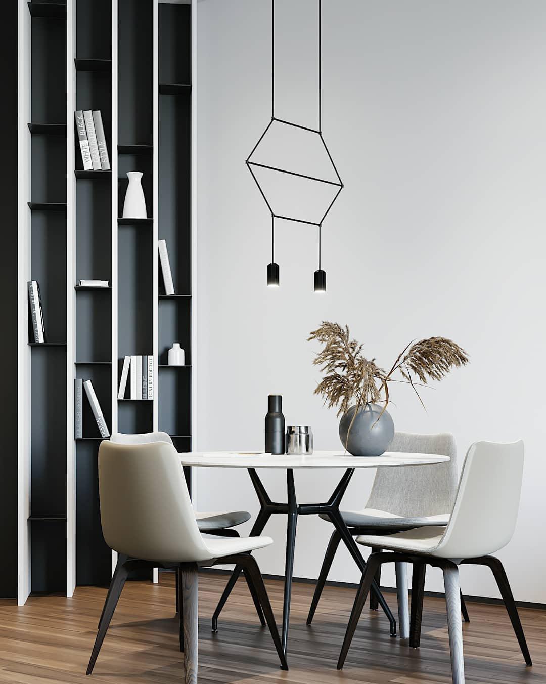 Lunarie hanglamp van acryl en plastic