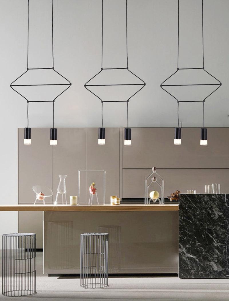 Lunarie hanglamp van acryl en plastic