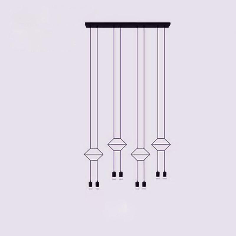 Lunarie hanglamp van acryl en plastic