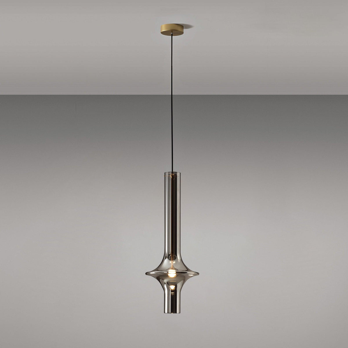 Sarenol glas industriële glamoureus hanglamp