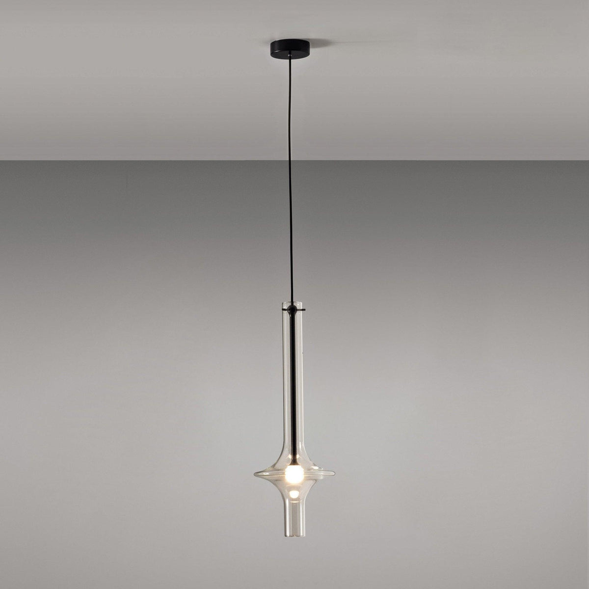 Sarenol glas industriële glamoureus hanglamp