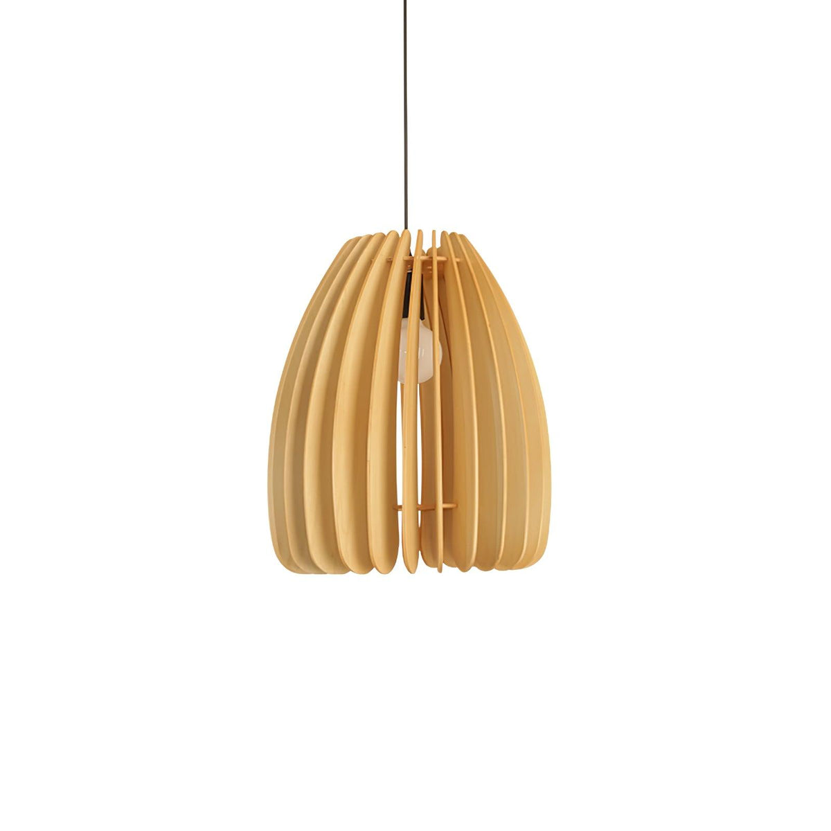 Jior elegantie uniek Orb Houten hanglamp
