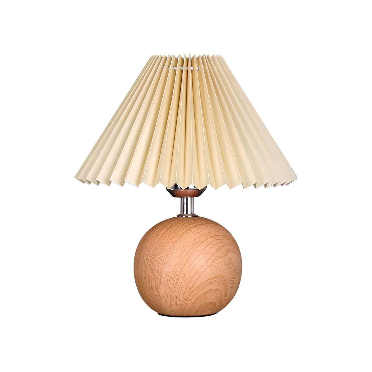 Zesilon houten bal tafellamp