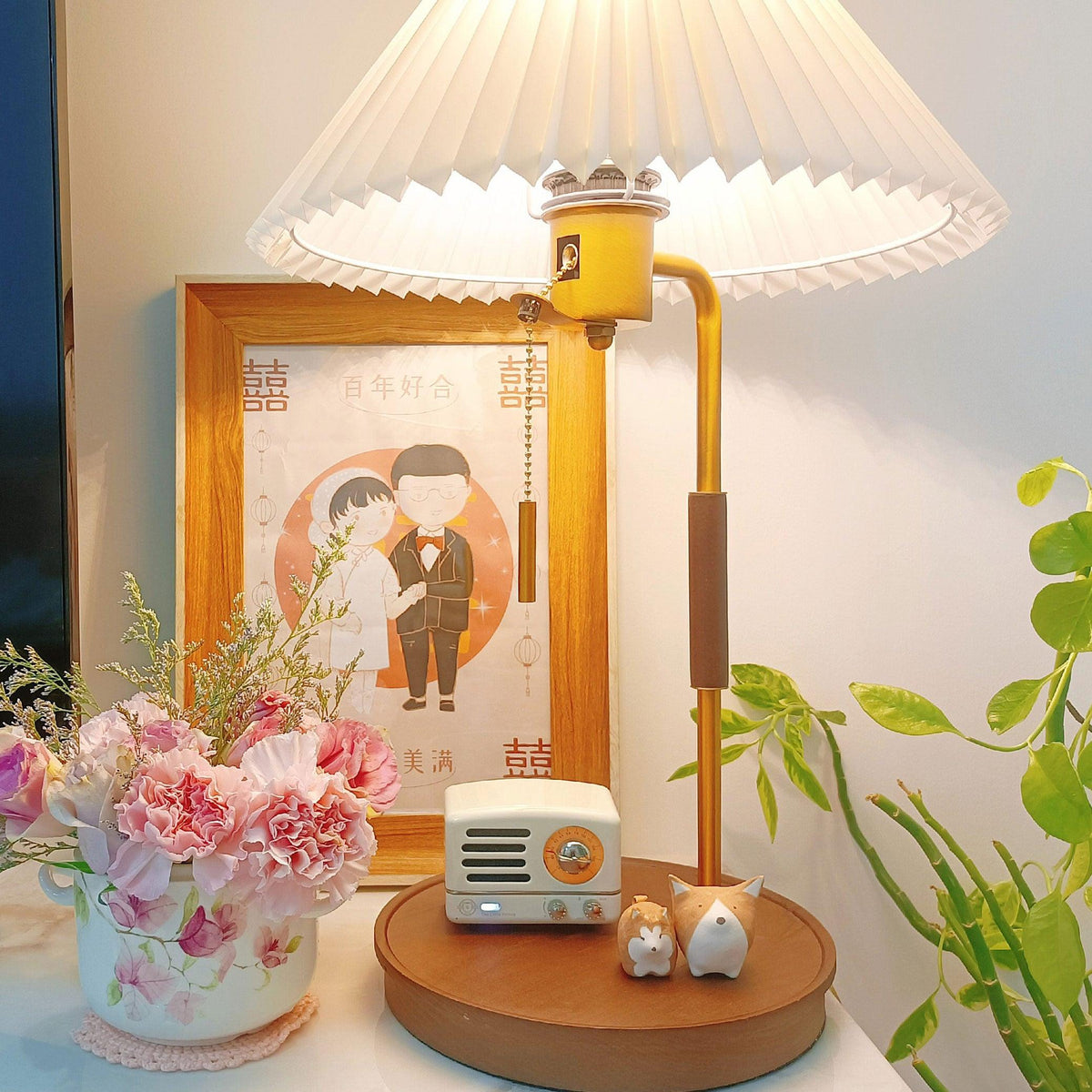 Vellain Retro tafellamp