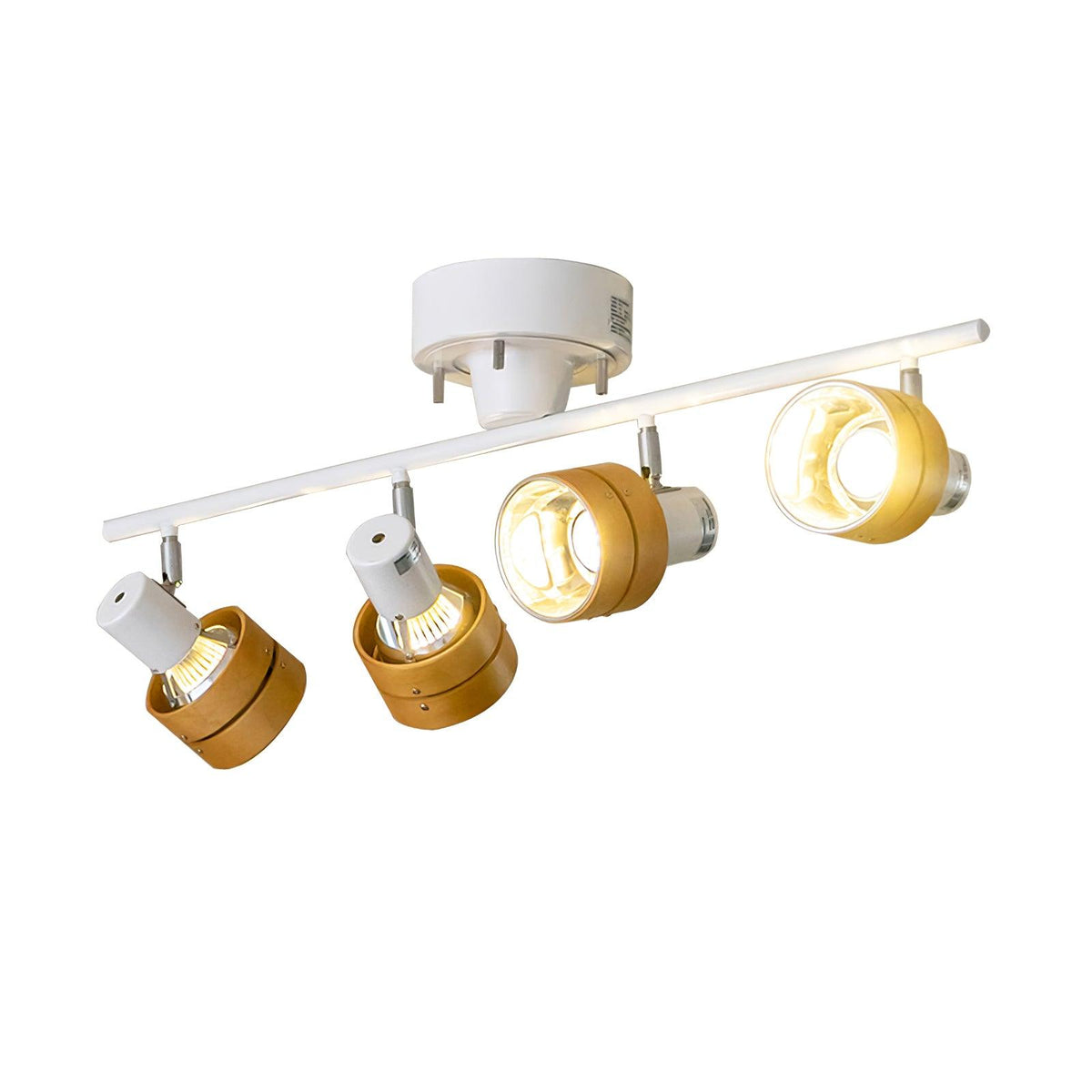 Elsorila elegantie aanpasbare spot plafondlamp van hout