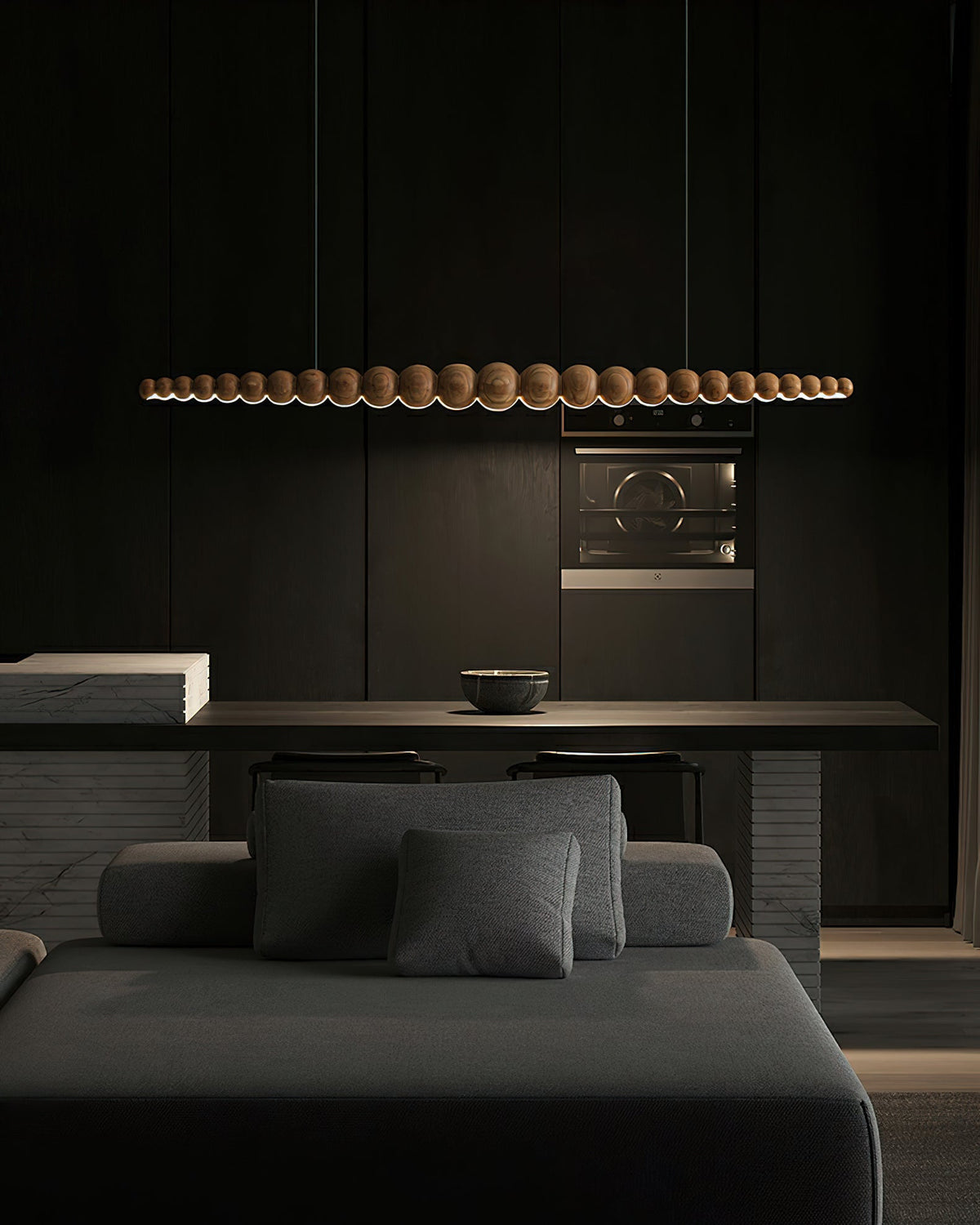 Orlanre houten minimalistische hanglamp