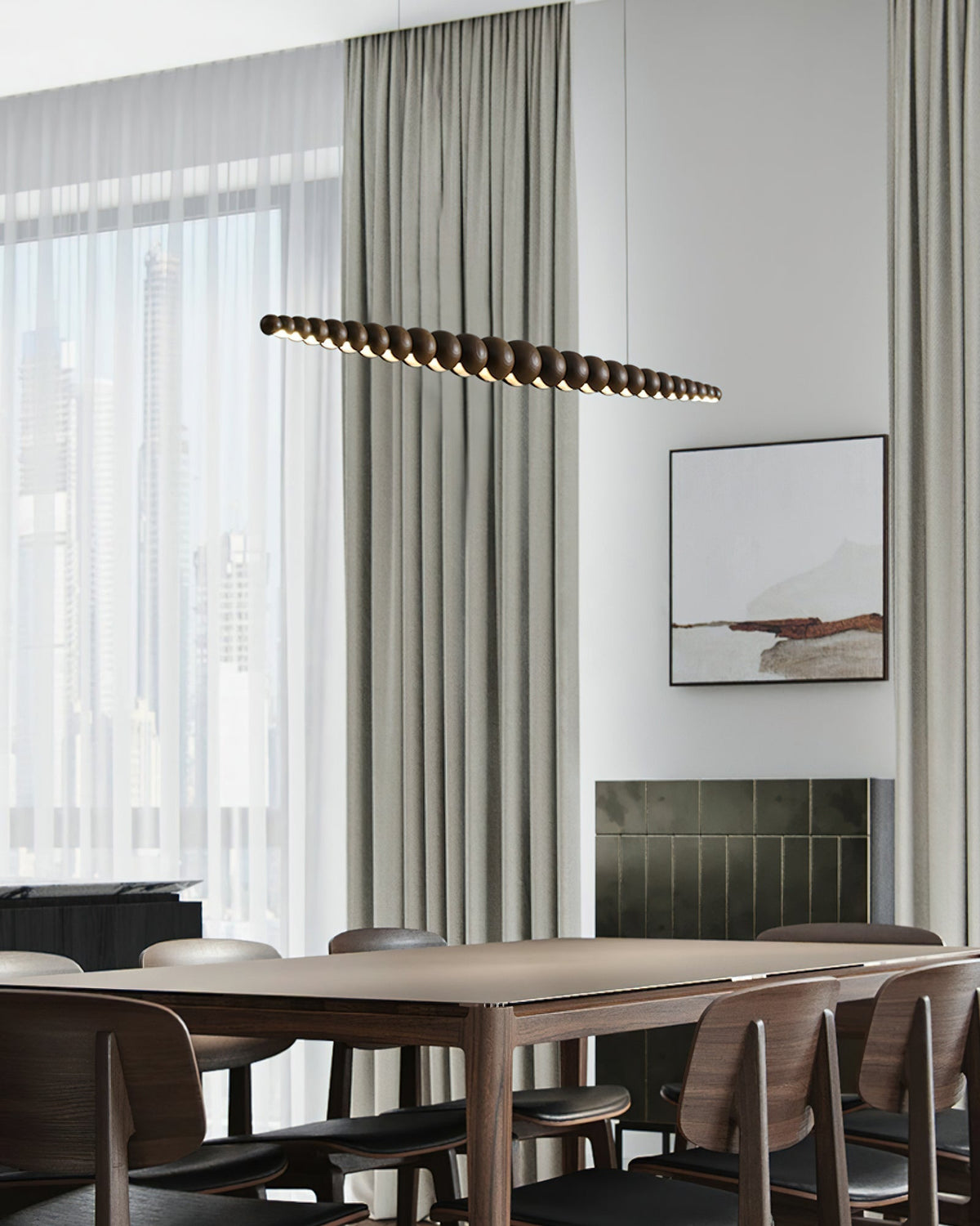 Orlanre houten minimalistische hanglamp