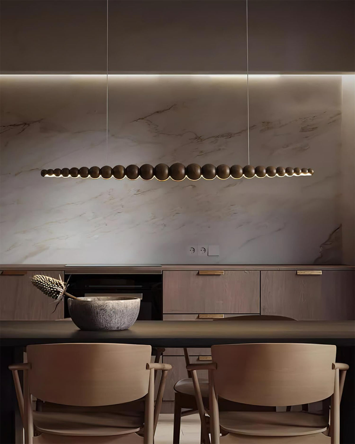 Orlanre houten minimalistische hanglamp