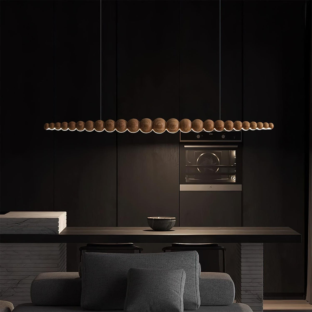Orlanre houten minimalistische hanglamp