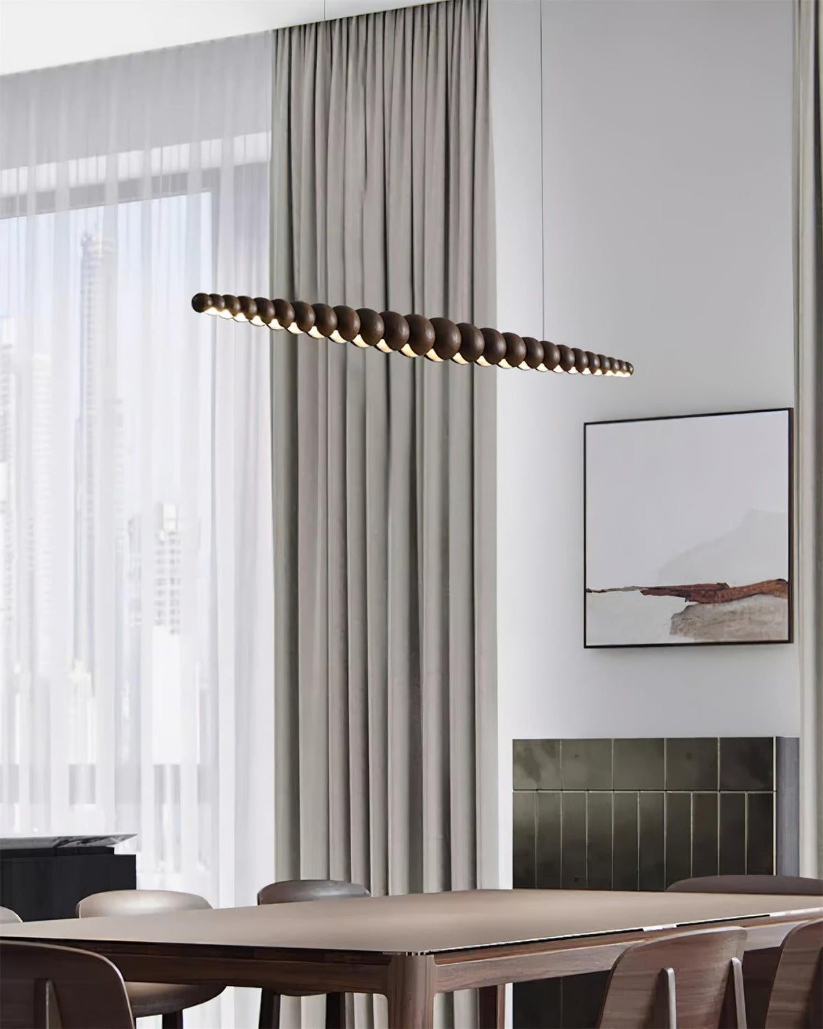 Orlanre houten minimalistische hanglamp