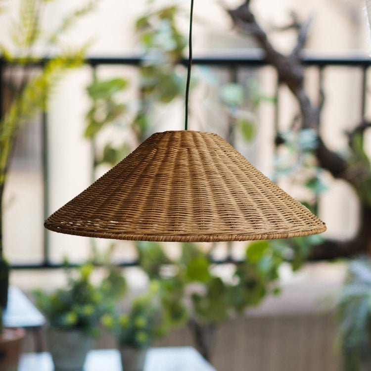 Muto Vintage Met de Hand Gemaakt LED Rotan Hanglampen Woonkamer