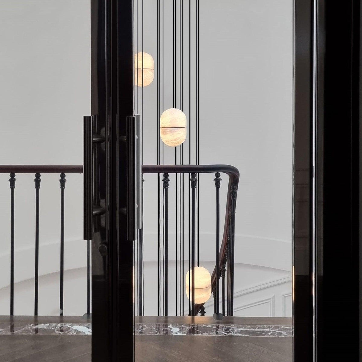 Satatr albasten hanglamp Capsule-shaped