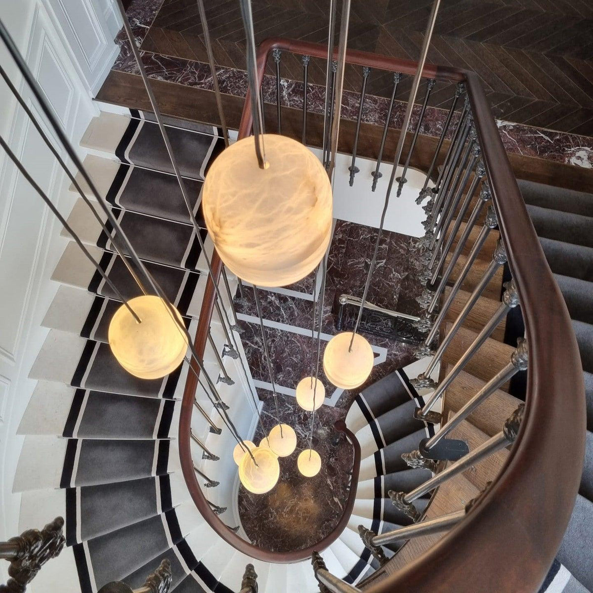 Satatr albasten hanglamp Capsule-shaped