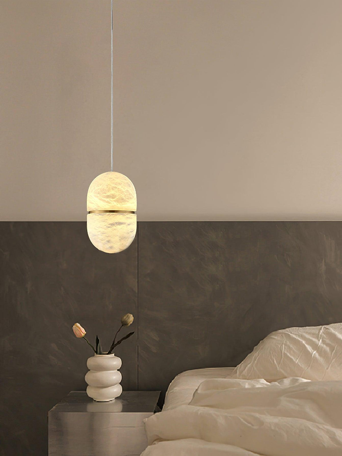 Satatr albasten hanglamp Capsule-shaped
