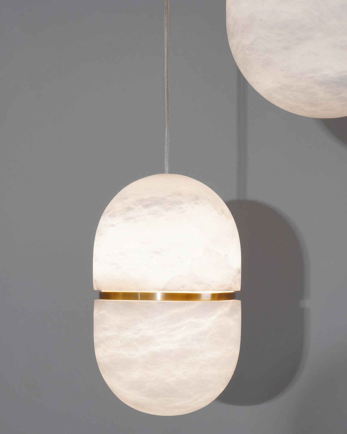 Satatr albasten hanglamp Capsule-shaped