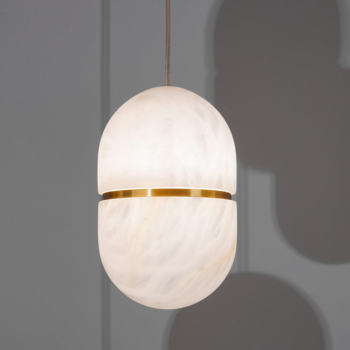 Satatr albasten hanglamp Capsule-shaped