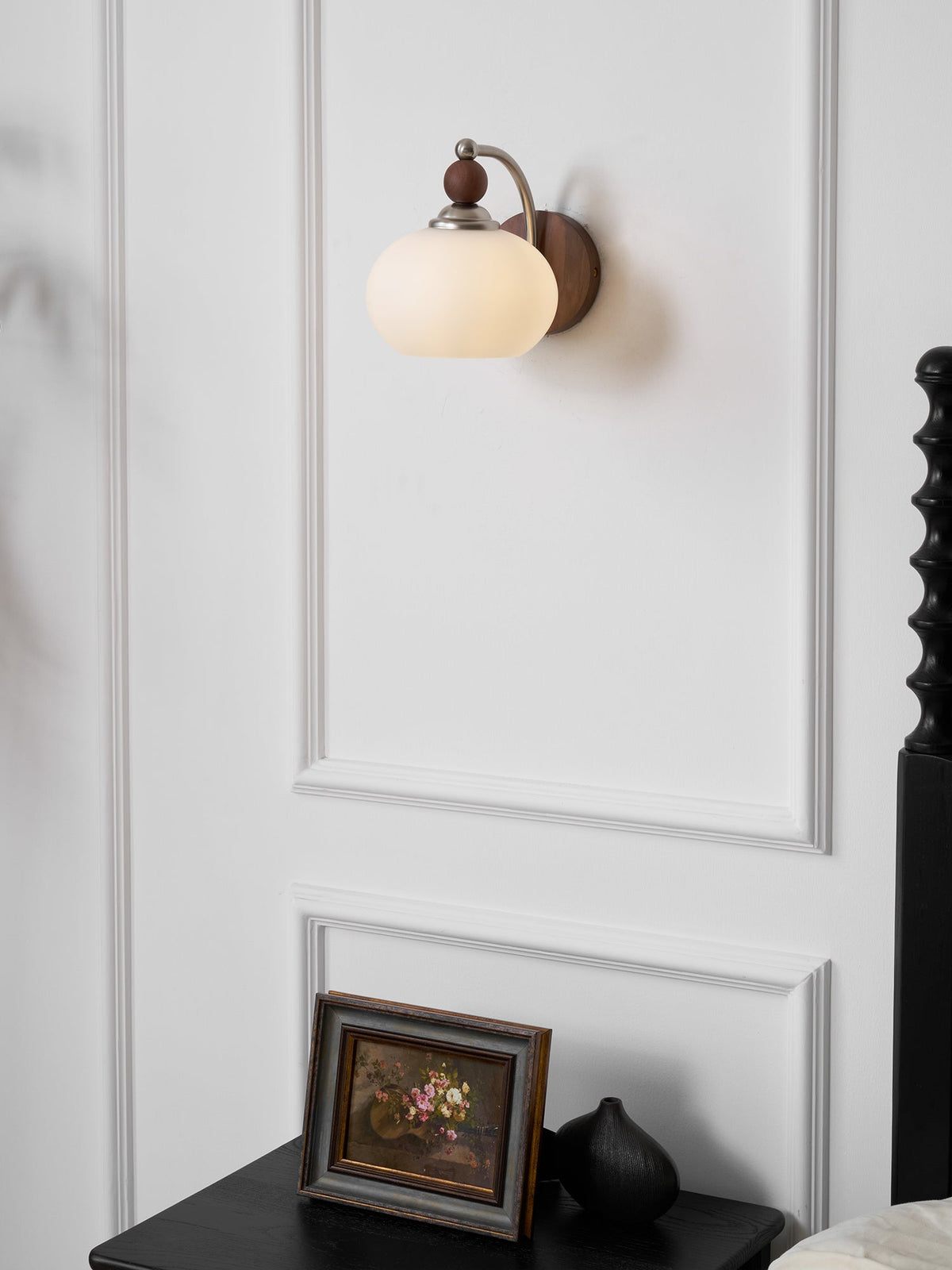 Vicare premium glazen wandlamp in Noordse kunststijl