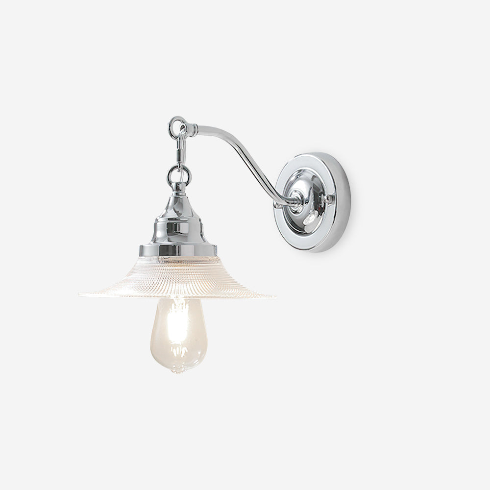 Perivo wandlamp van gepolijst chroom