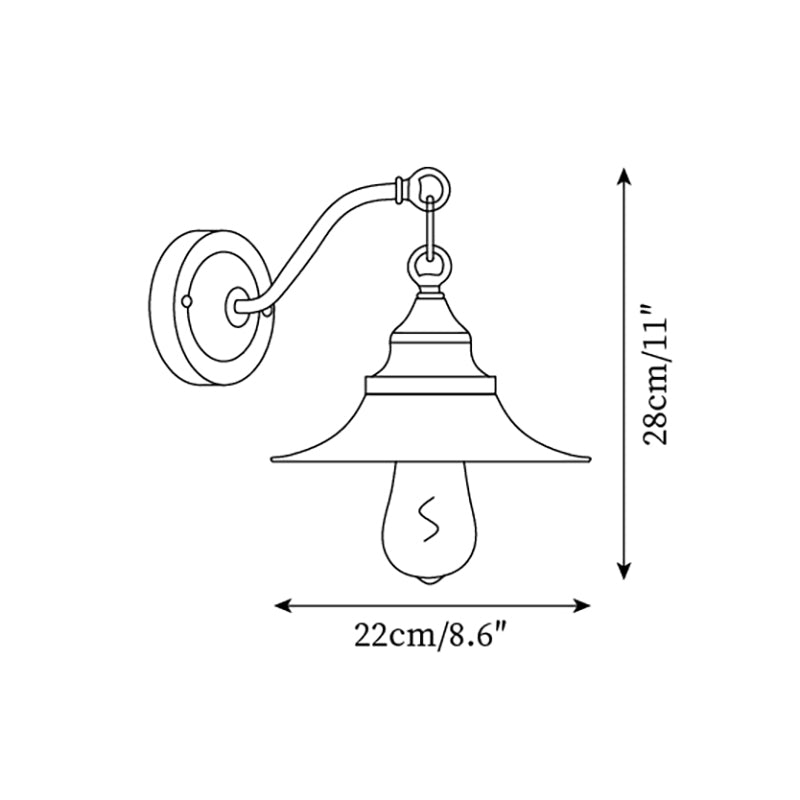 Perivo wandlamp van gepolijst chroom
