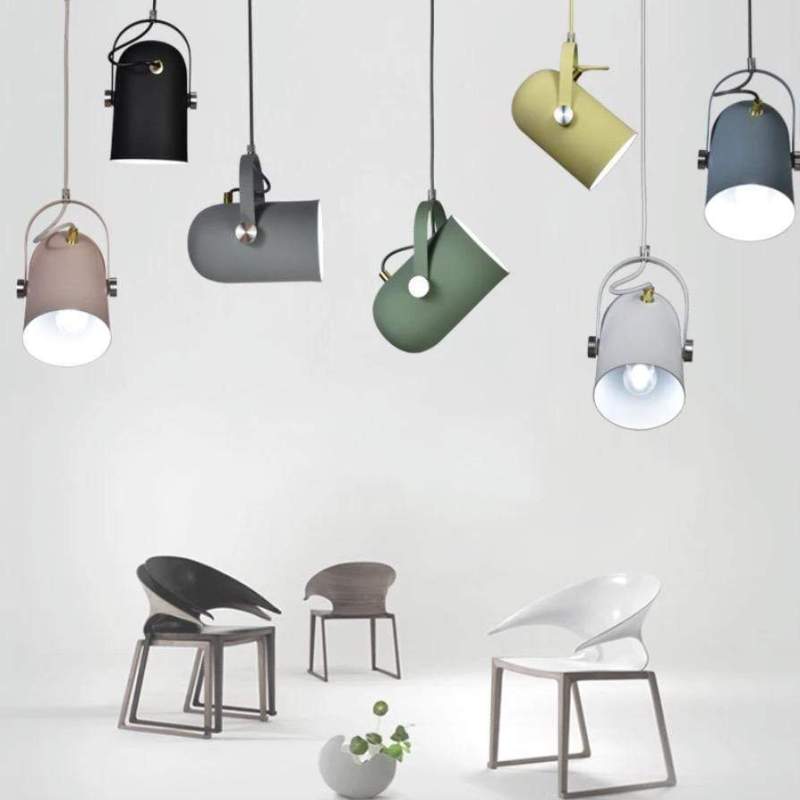 Rodo Moderne LED Hanglampen Zwart Wit Metaal Slaapkamer Eetkamer