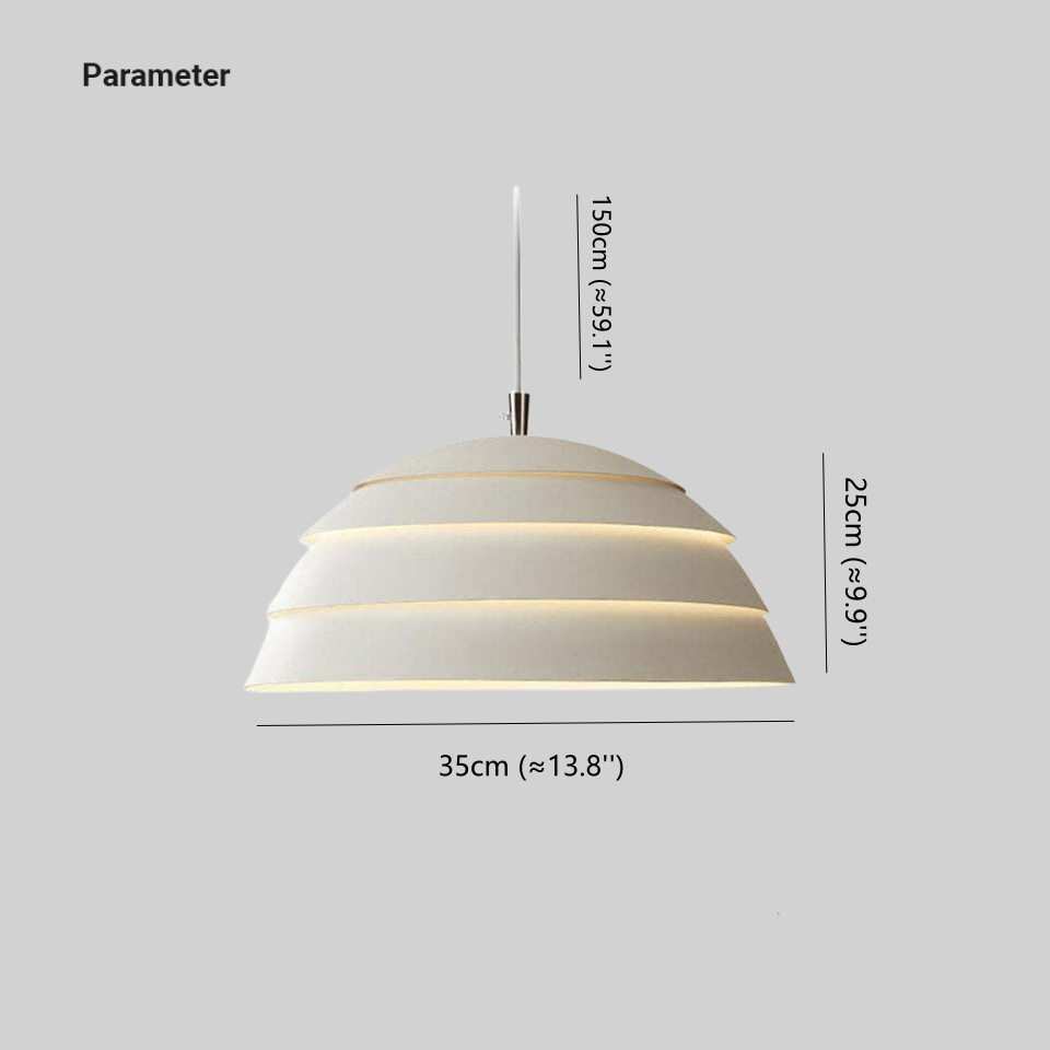 Nazifa Ronde LED Hanglampen Wit Zwart Metaal Eetkamer Slaapkamer