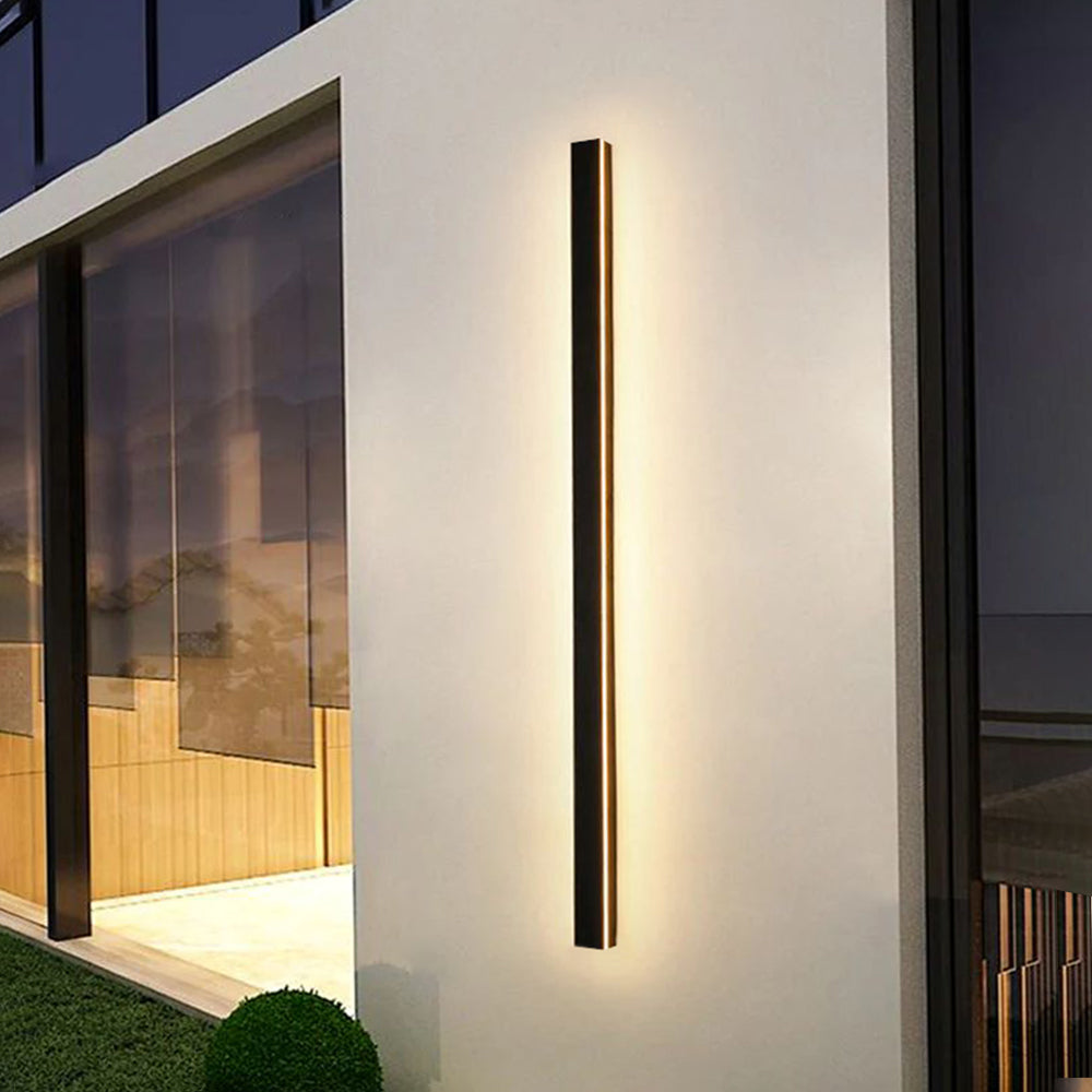 Edge Moderne Design LED Wandlampen Zwart Metaal Tuin Hal