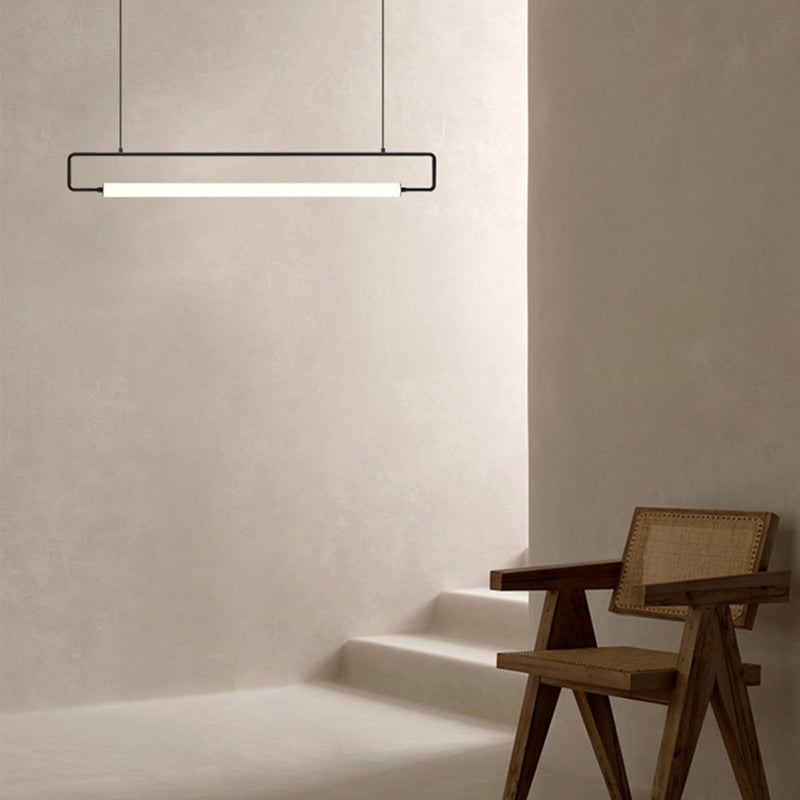 Edge Moderne LED Hanglamp Zwart/Goud Metaal Acryl Woon/Eetkamer