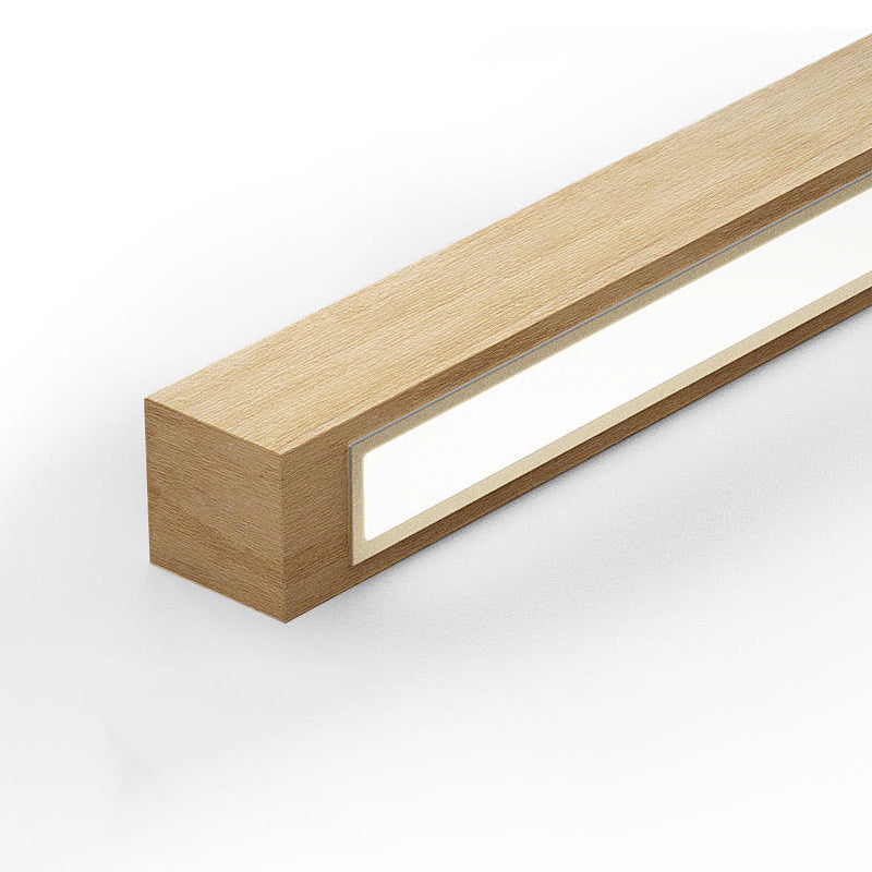 Edge Moderne LED Plafondlampen Houten Metaal Slaapkamer Woonkamer