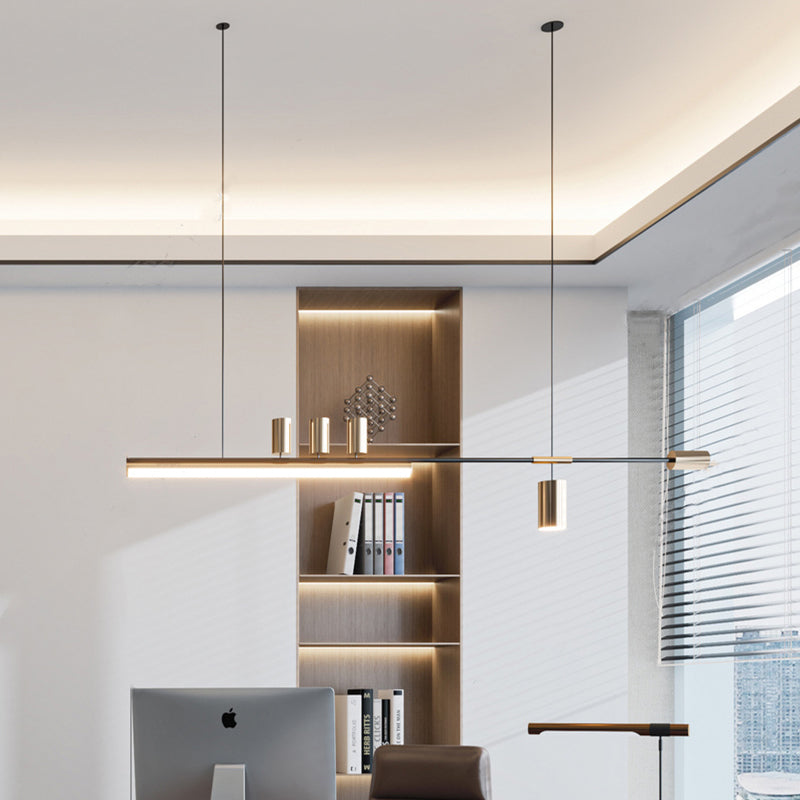 Edge Industriele LED Hanglamp Metaal Acryl Woonkamer Eettafel