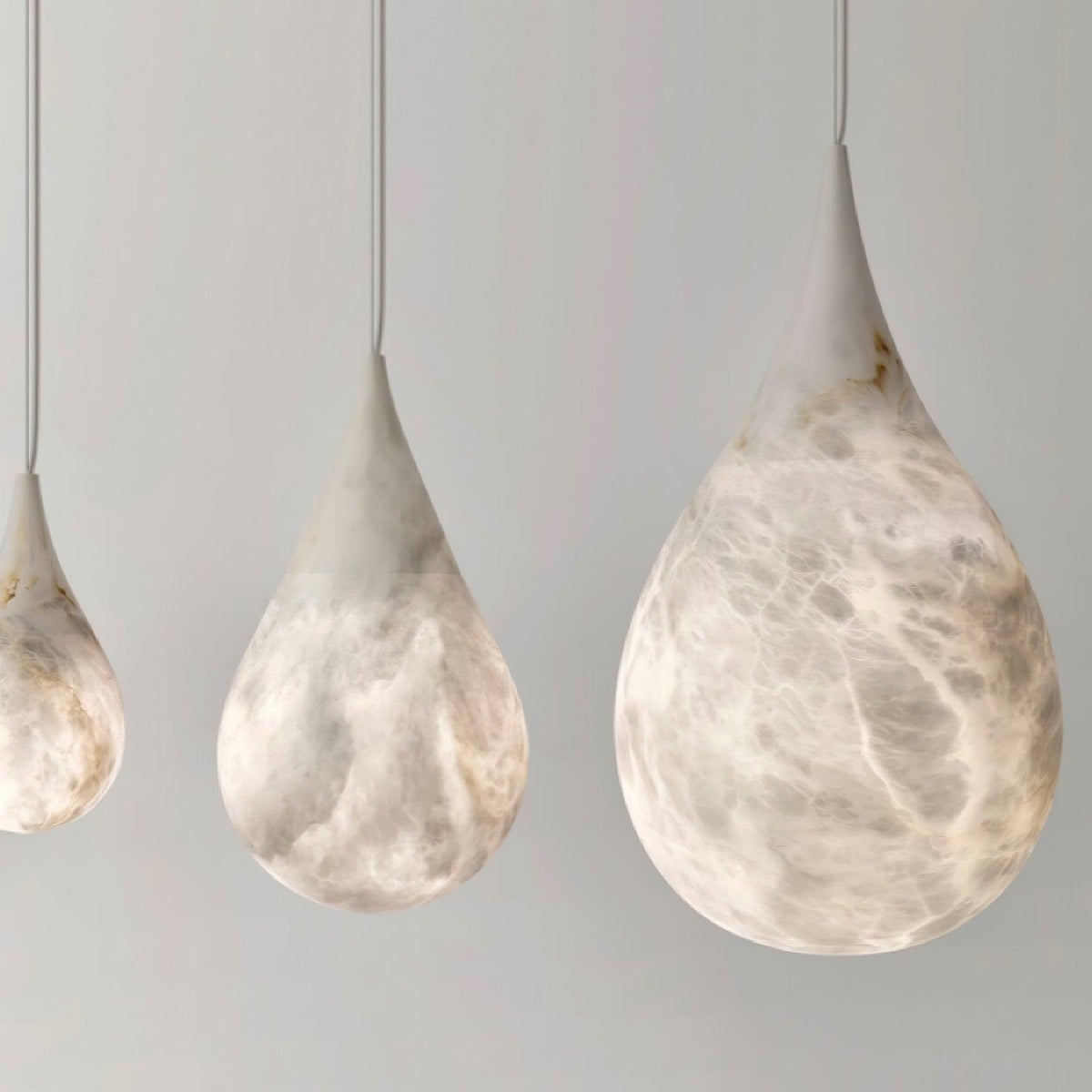 Sorvx hanglamp met marmeren regendruppels