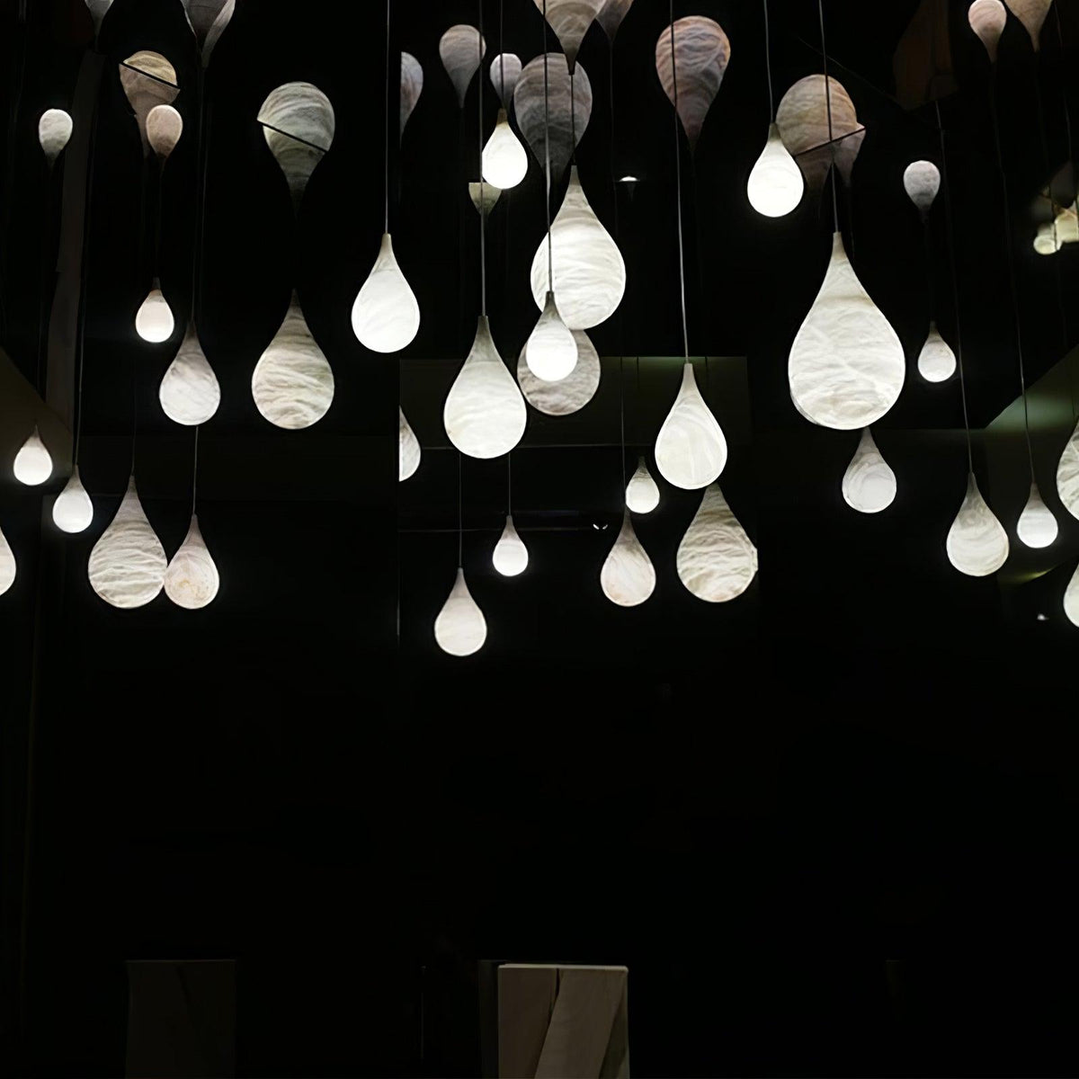 Sorvx hanglamp met marmeren regendruppels