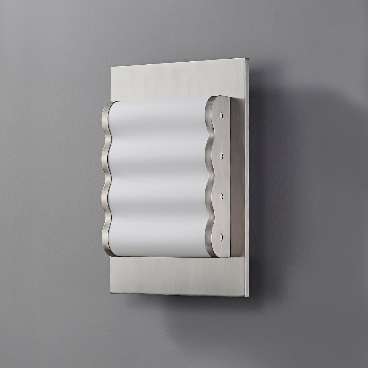 Wave wandlamp met moderne stoffen kap