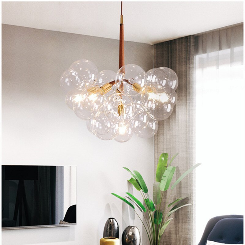 Valentina Hanglampen Transparante Bubbel Slaapkamer Woonkamer