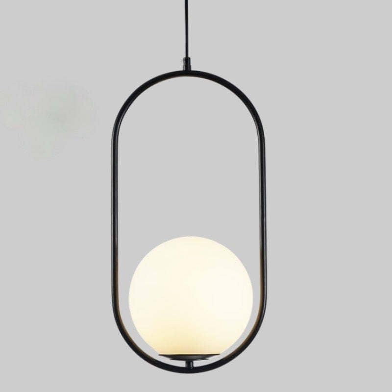 Valentina Ronde Design LED Hanglampen Metaal Glas Eetkamer Woonkamer
