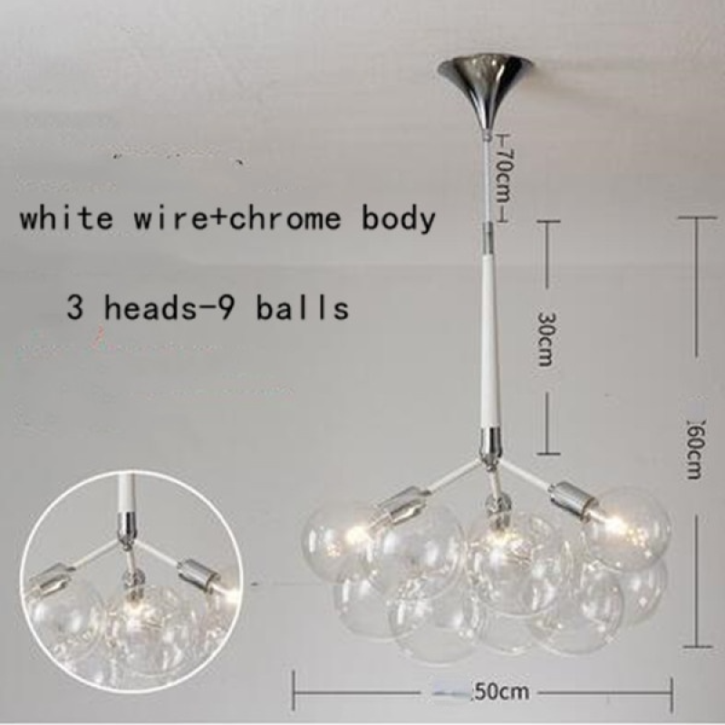 Valentina Hanglampen Transparante Bubbel Slaapkamer Woonkamer